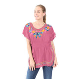 Village Venture- Blusa Casual Bordada 20196K
