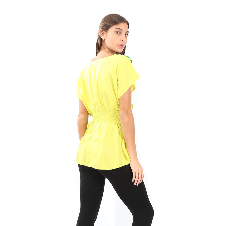 Village Venture- Blusa Casual Bordada 20196K