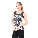 Village Venture Blusa de Tela Satín con Estampado Bicolor - Mod 108/5
