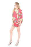 Village Venture 3 en 1 Estampado de Flores con Mariposas (Jumper, Blusa y Pantalón Unitalla -Mod 2925