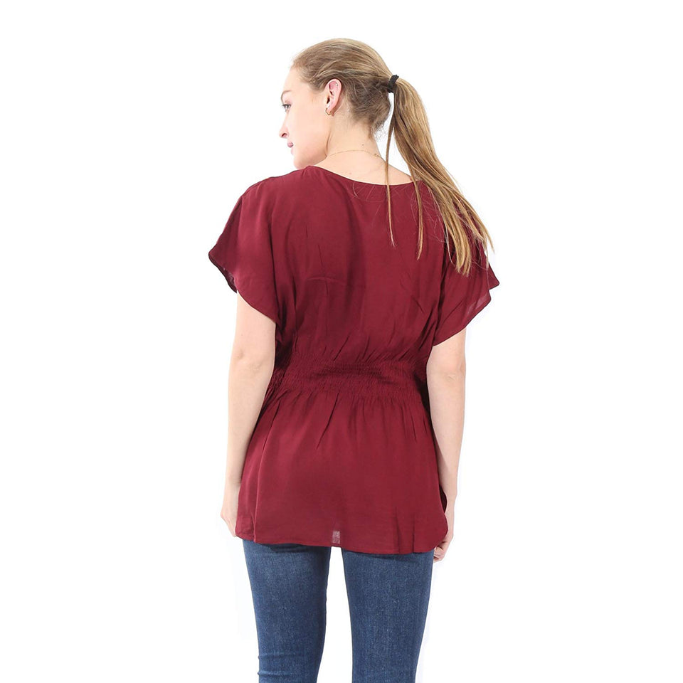 Village Venture- Blusa Casual Bordada 20196K