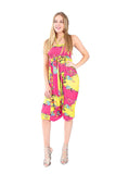 Village Venture 3 en 1 Estampado de Flores con Mariposas (Jumper, Blusa y Pantalón Unitalla -Mod 2925
