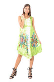 Village Venture-Vestidos De Mujer con Estampado Floral Ideal para Playa 1407