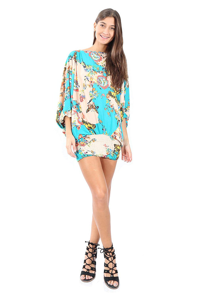 Village Venture 3 en 1 Estampado de Flores con Mariposas (Jumper, Blusa y Pantalón Unitalla -Mod 2925