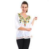 Village Venture- Blusa Casual Bordada 20161