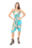 Village Venture- 3 EN 1 -Jumper -Pantalón -Blusa -Estampado de Flores y Mariposas -Unitalla-2954