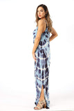 Riviera Sol Tie Dye Spaghetti Strap Maxi Vestido